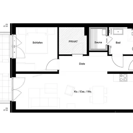 Dorumer Sielhuss 11 Mit Sauna Und Balkon